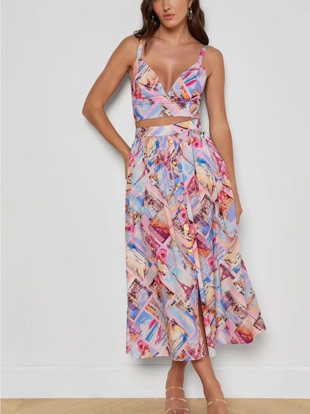 Siena poplin skirt